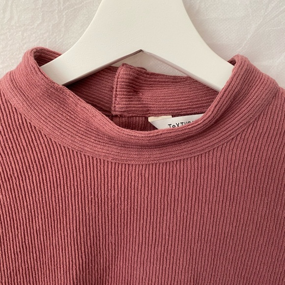 Texture & Thread Button-Back Mockneck Top NWOT - Picture 2 of 9
